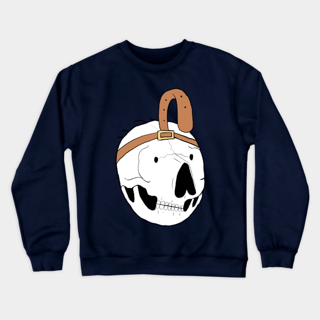 Quailman Skull Crewneck Sweatshirt by TheDeathOfMyChildhood1